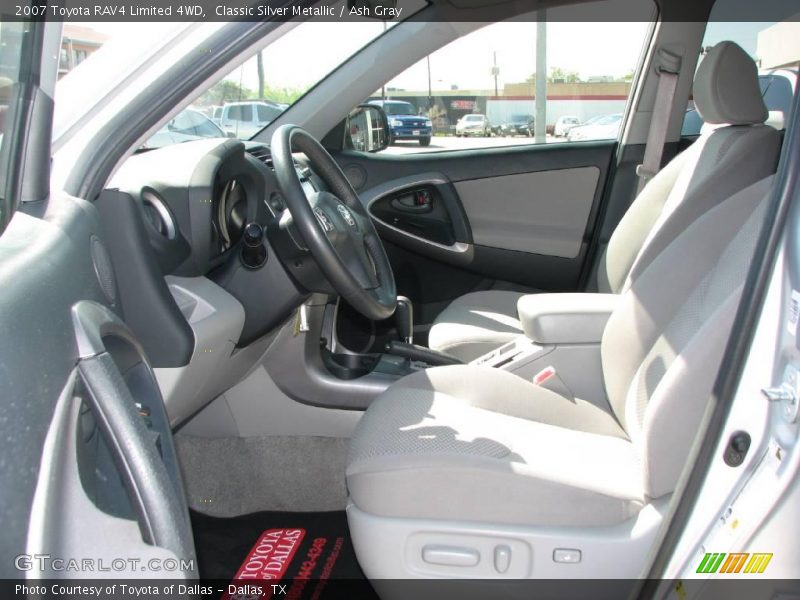Classic Silver Metallic / Ash Gray 2007 Toyota RAV4 Limited 4WD