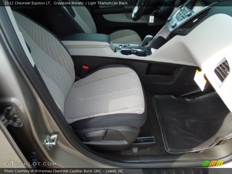 Graystone Metallic / Light Titanium/Jet Black 2012 Chevrolet Equinox LT