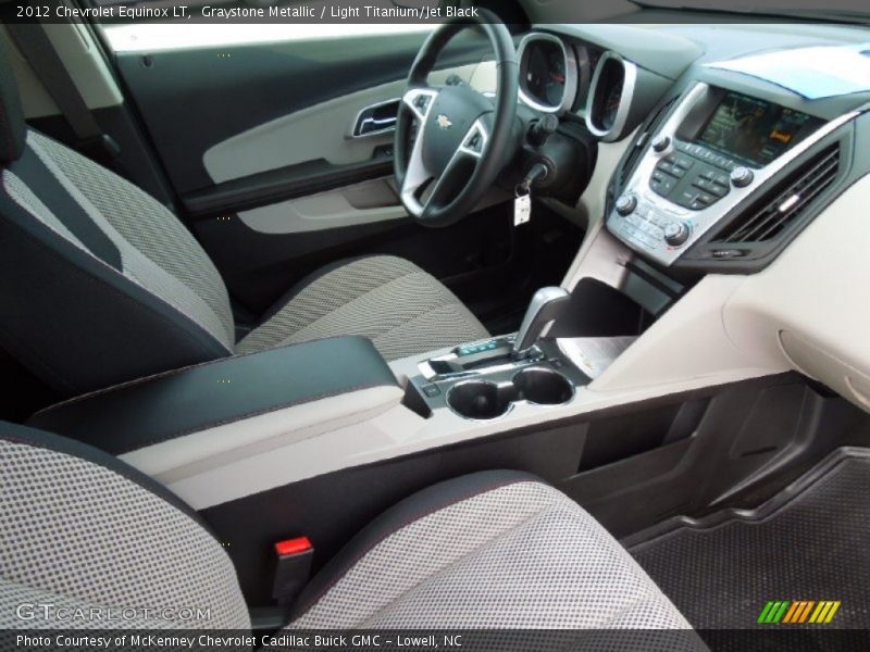 Graystone Metallic / Light Titanium/Jet Black 2012 Chevrolet Equinox LT