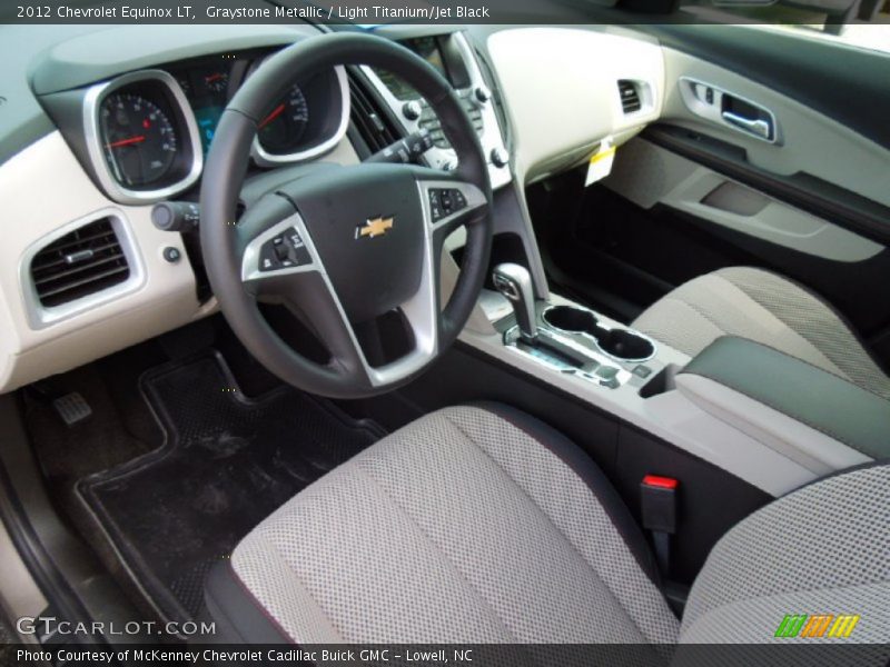 Graystone Metallic / Light Titanium/Jet Black 2012 Chevrolet Equinox LT