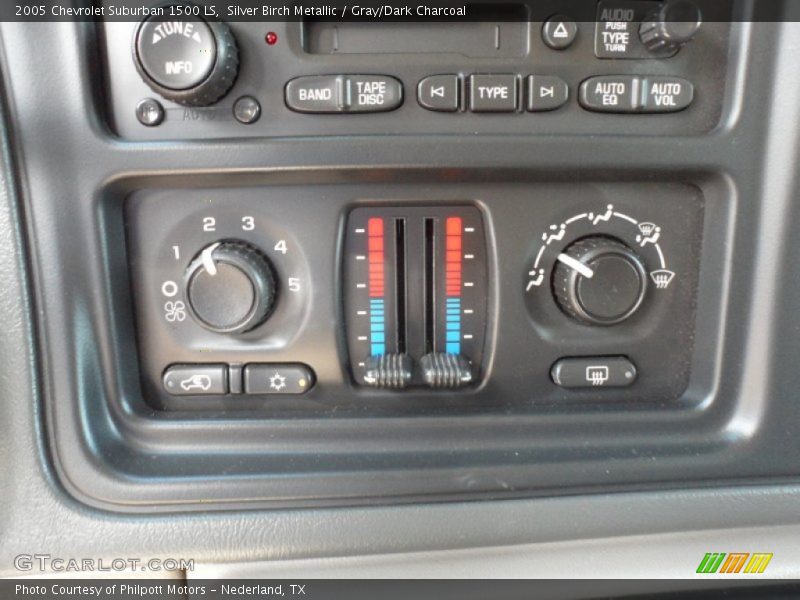 Silver Birch Metallic / Gray/Dark Charcoal 2005 Chevrolet Suburban 1500 LS