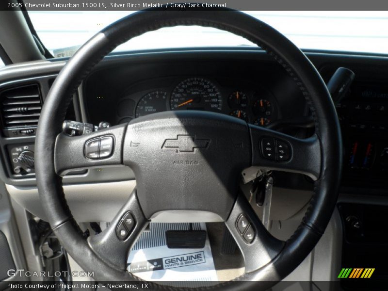 Silver Birch Metallic / Gray/Dark Charcoal 2005 Chevrolet Suburban 1500 LS