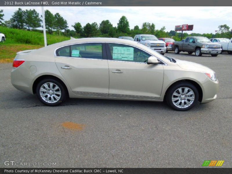 Gold Mist Metallic / Cashmere 2012 Buick LaCrosse FWD
