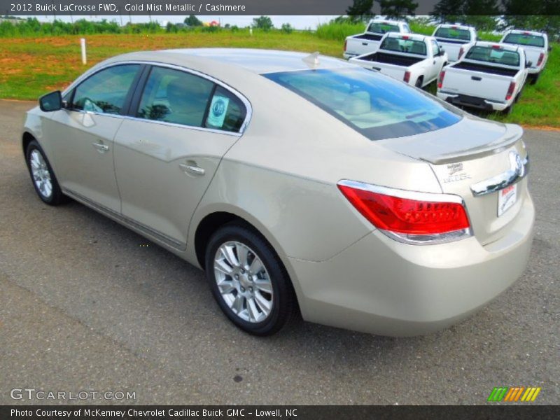 Gold Mist Metallic / Cashmere 2012 Buick LaCrosse FWD