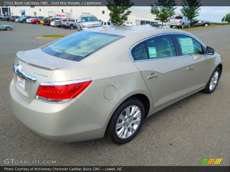 Gold Mist Metallic / Cashmere 2012 Buick LaCrosse FWD
