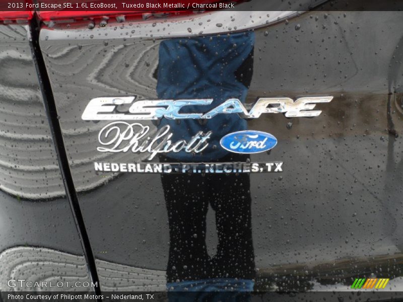 Tuxedo Black Metallic / Charcoal Black 2013 Ford Escape SEL 1.6L EcoBoost