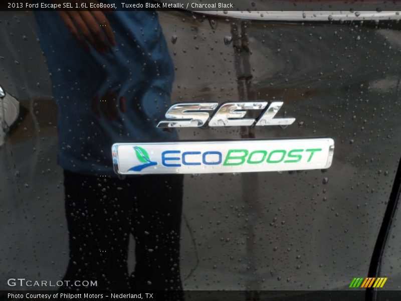 Tuxedo Black Metallic / Charcoal Black 2013 Ford Escape SEL 1.6L EcoBoost
