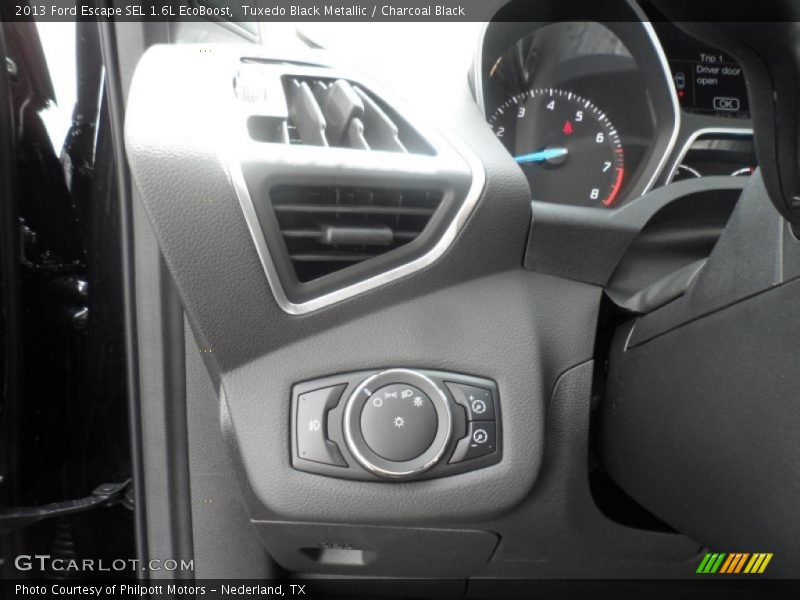 Tuxedo Black Metallic / Charcoal Black 2013 Ford Escape SEL 1.6L EcoBoost