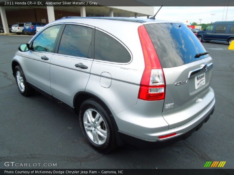 Alabaster Silver Metallic / Gray 2011 Honda CR-V EX