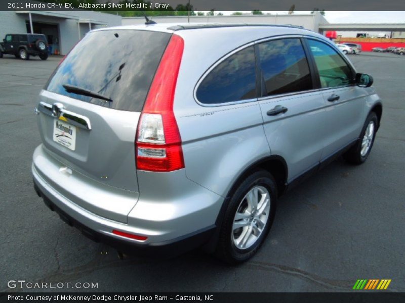 Alabaster Silver Metallic / Gray 2011 Honda CR-V EX
