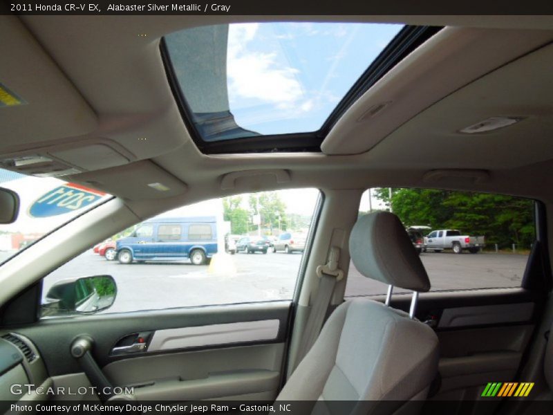 Alabaster Silver Metallic / Gray 2011 Honda CR-V EX