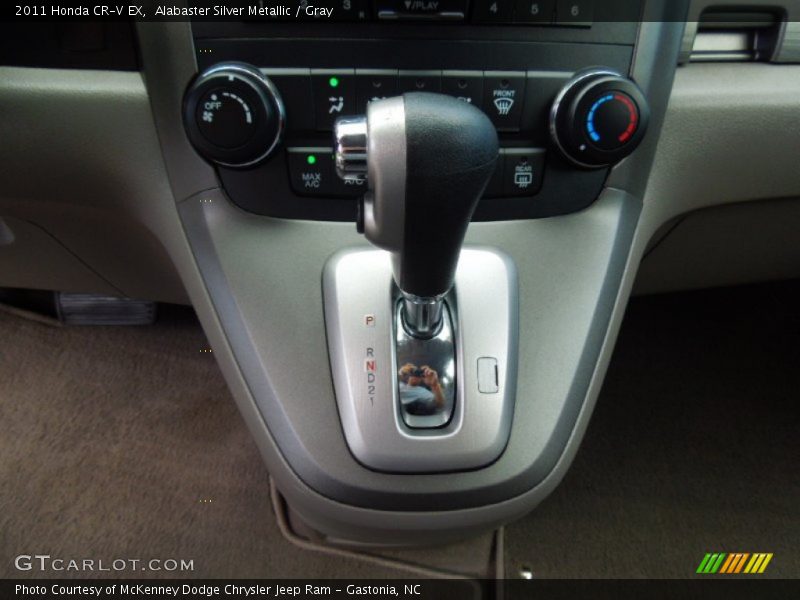 Alabaster Silver Metallic / Gray 2011 Honda CR-V EX