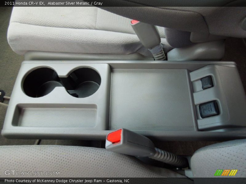 Alabaster Silver Metallic / Gray 2011 Honda CR-V EX