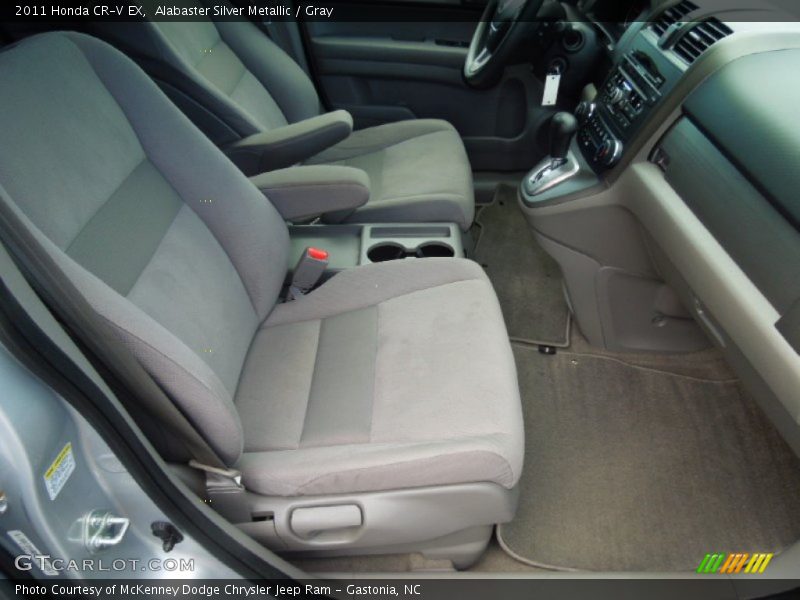 Alabaster Silver Metallic / Gray 2011 Honda CR-V EX