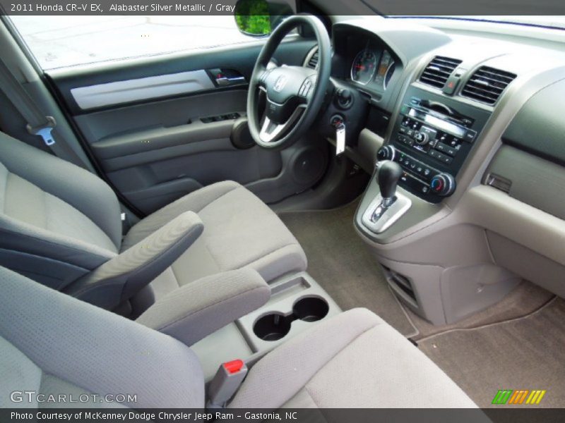 Alabaster Silver Metallic / Gray 2011 Honda CR-V EX