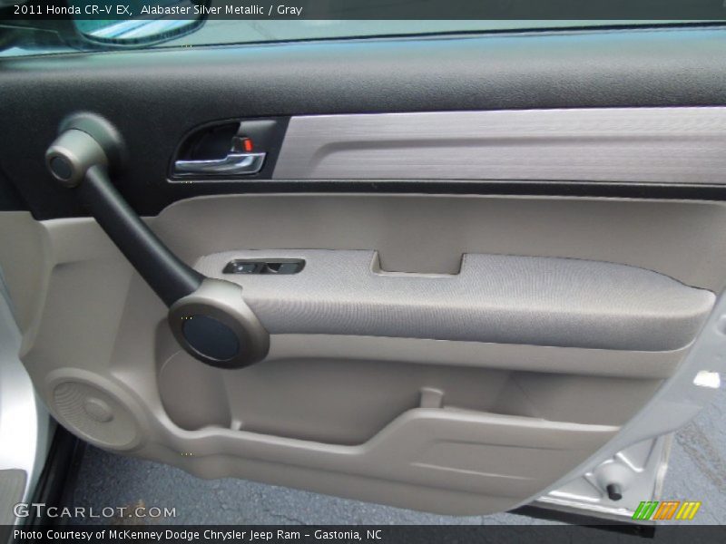 Alabaster Silver Metallic / Gray 2011 Honda CR-V EX