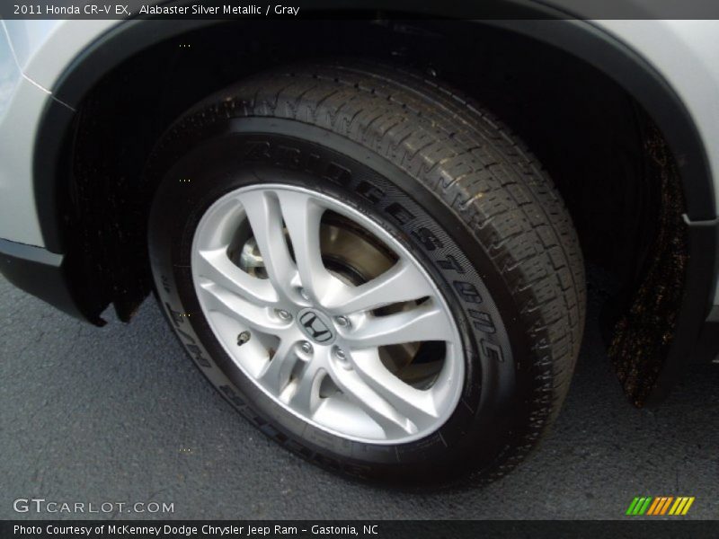 Alabaster Silver Metallic / Gray 2011 Honda CR-V EX