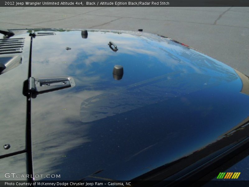 Black / Altitude Edition Black/Radar Red Stitch 2012 Jeep Wrangler Unlimited Altitude 4x4