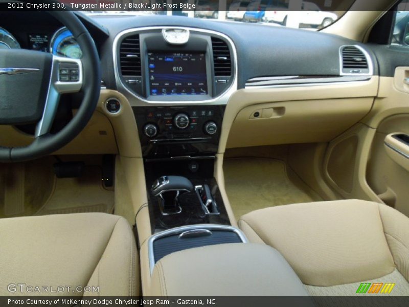 Tungsten Metallic / Black/Light Frost Beige 2012 Chrysler 300