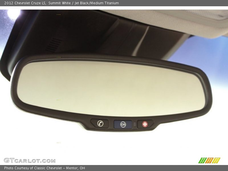 Summit White / Jet Black/Medium Titanium 2012 Chevrolet Cruze LS
