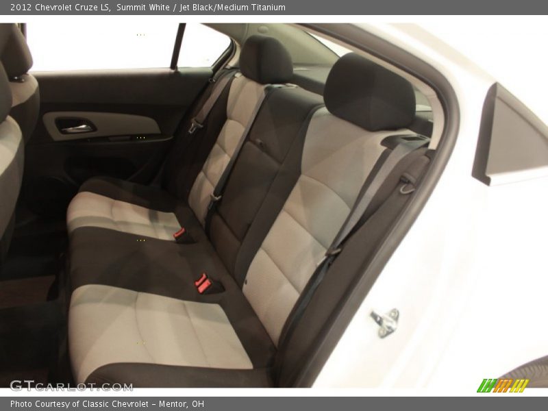 Summit White / Jet Black/Medium Titanium 2012 Chevrolet Cruze LS