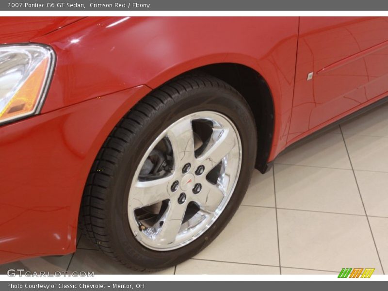 Crimson Red / Ebony 2007 Pontiac G6 GT Sedan