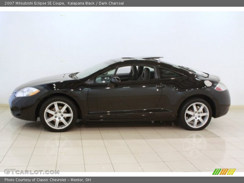 Kalapana Black / Dark Charcoal 2007 Mitsubishi Eclipse SE Coupe