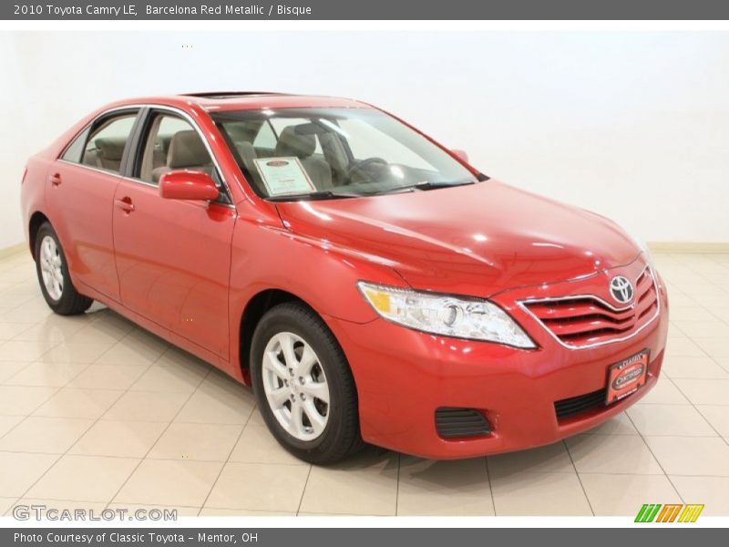 Barcelona Red Metallic / Bisque 2010 Toyota Camry LE