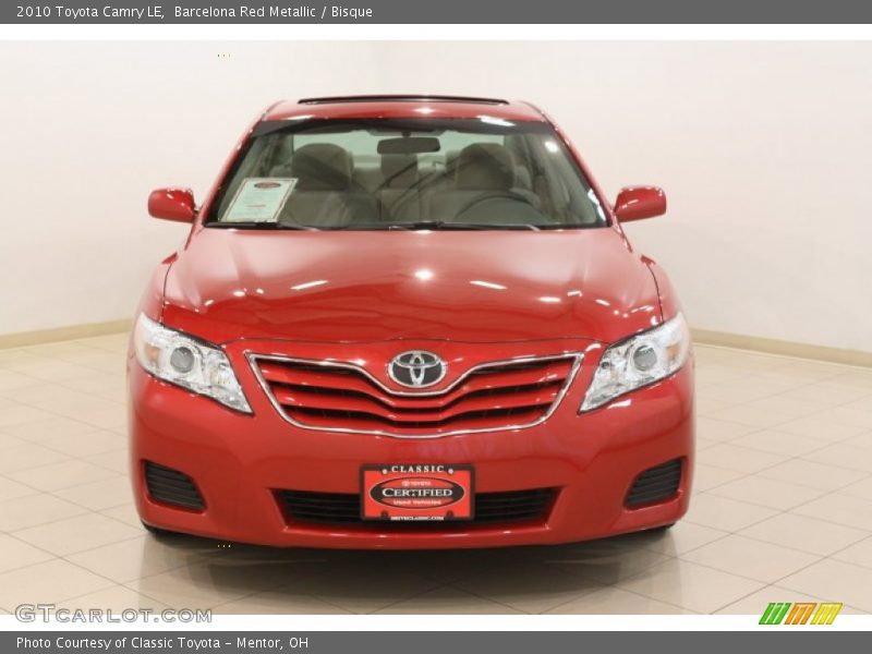 Barcelona Red Metallic / Bisque 2010 Toyota Camry LE