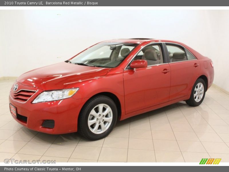 Barcelona Red Metallic / Bisque 2010 Toyota Camry LE