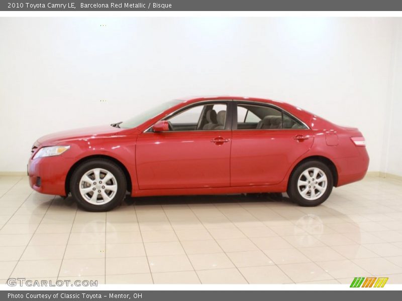 Barcelona Red Metallic / Bisque 2010 Toyota Camry LE