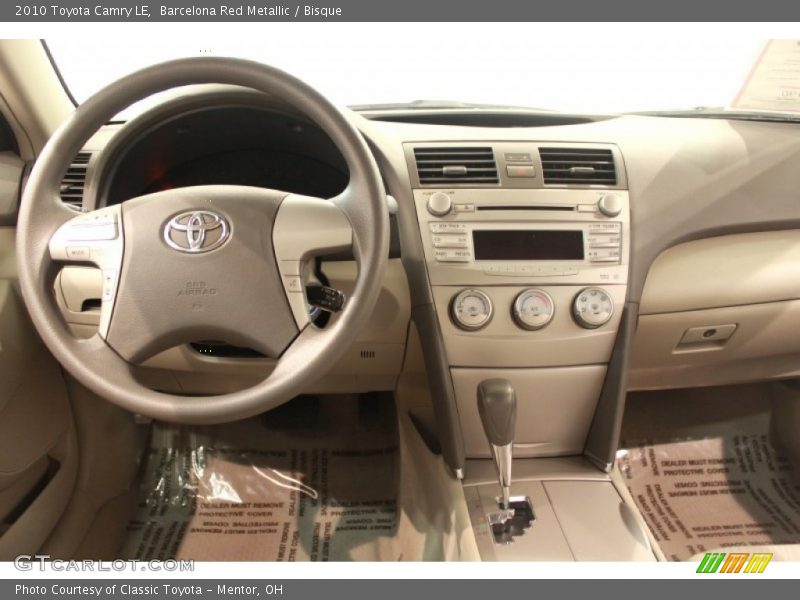 Barcelona Red Metallic / Bisque 2010 Toyota Camry LE