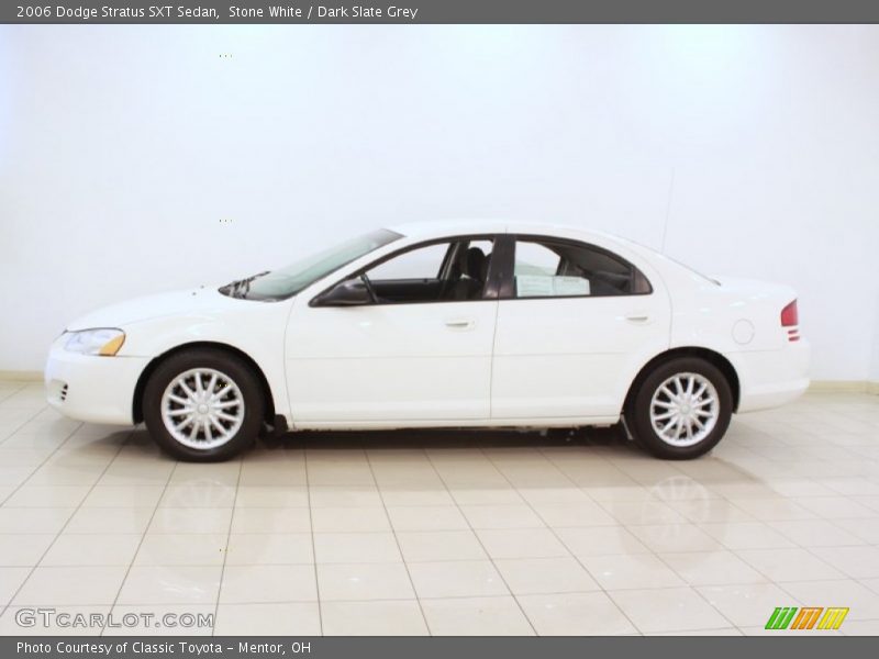Stone White / Dark Slate Grey 2006 Dodge Stratus SXT Sedan