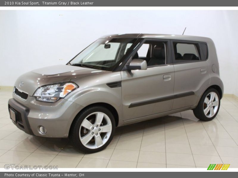 Titanium Gray / Black Leather 2010 Kia Soul Sport