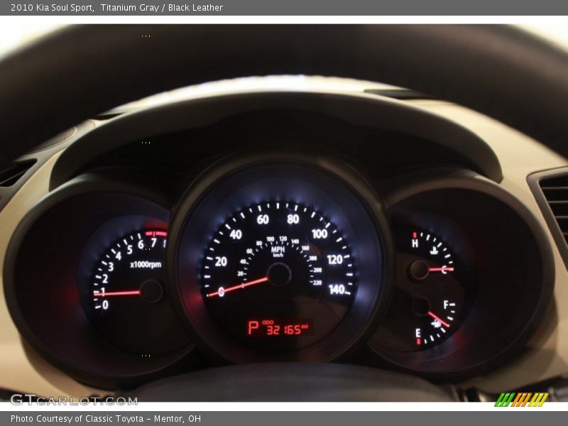 Titanium Gray / Black Leather 2010 Kia Soul Sport