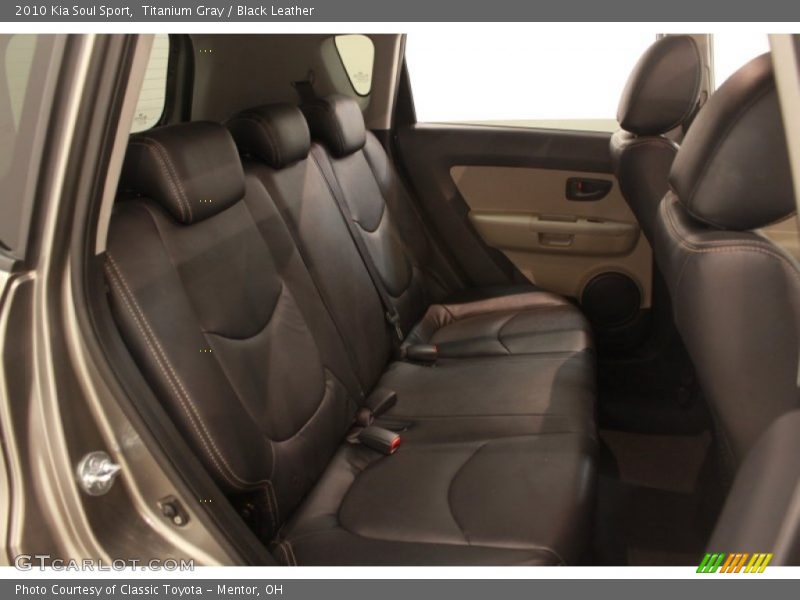 Titanium Gray / Black Leather 2010 Kia Soul Sport