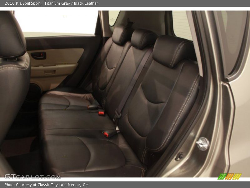 Titanium Gray / Black Leather 2010 Kia Soul Sport