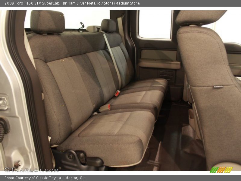 Brilliant Silver Metallic / Stone/Medium Stone 2009 Ford F150 STX SuperCab