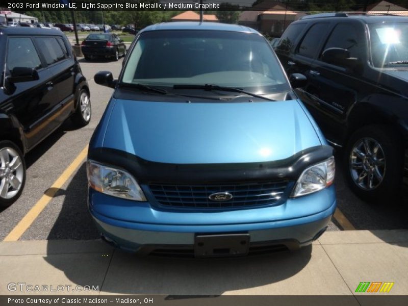 Light Sapphire Blue Metallic / Medium Graphite 2003 Ford Windstar LE