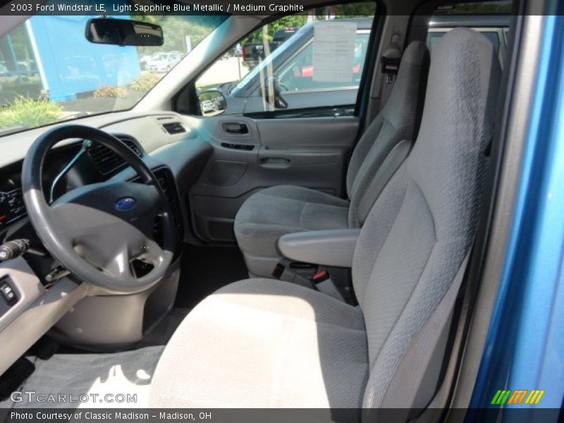 Light Sapphire Blue Metallic / Medium Graphite 2003 Ford Windstar LE