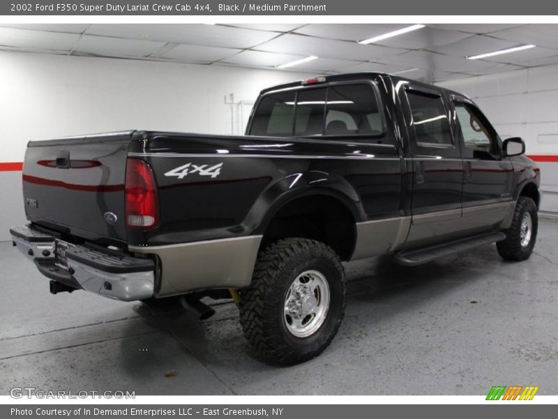 Black / Medium Parchment 2002 Ford F350 Super Duty Lariat Crew Cab 4x4