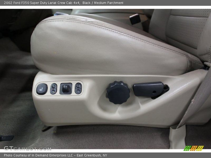Black / Medium Parchment 2002 Ford F350 Super Duty Lariat Crew Cab 4x4