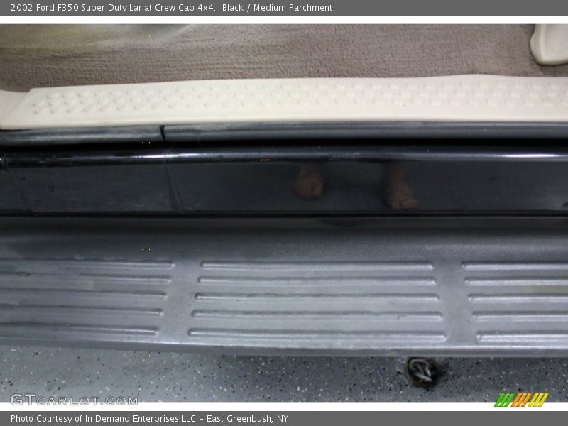 Black / Medium Parchment 2002 Ford F350 Super Duty Lariat Crew Cab 4x4