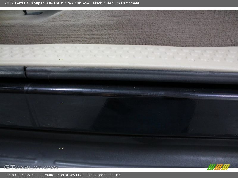 Black / Medium Parchment 2002 Ford F350 Super Duty Lariat Crew Cab 4x4