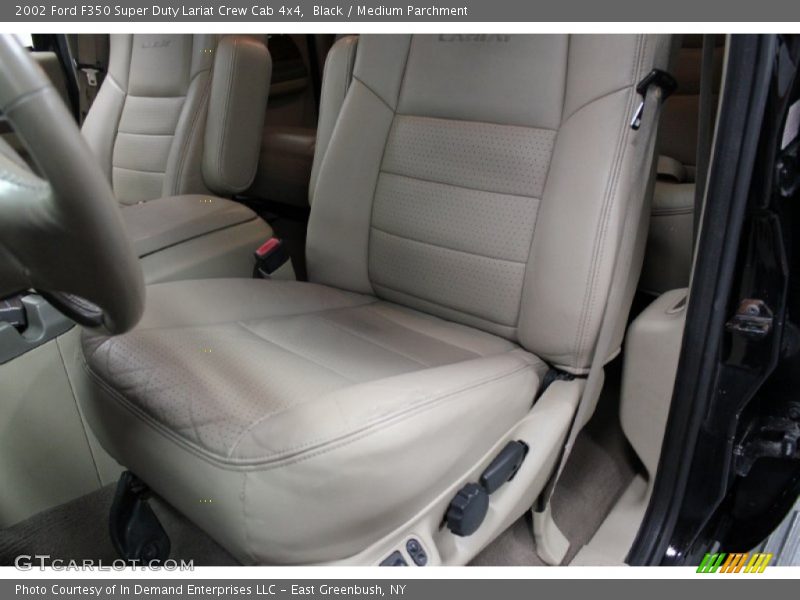 Black / Medium Parchment 2002 Ford F350 Super Duty Lariat Crew Cab 4x4