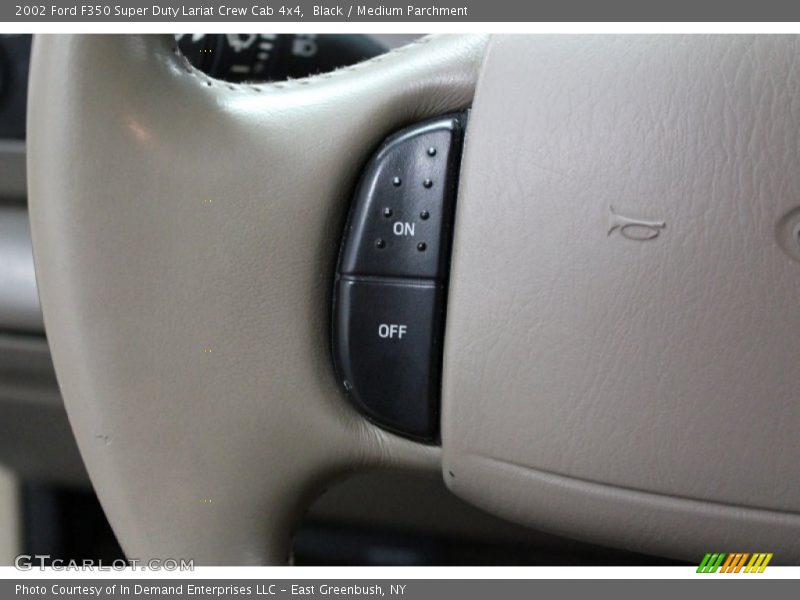 Black / Medium Parchment 2002 Ford F350 Super Duty Lariat Crew Cab 4x4