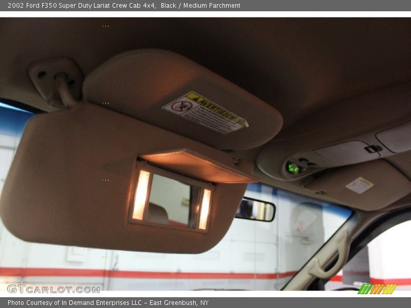 Black / Medium Parchment 2002 Ford F350 Super Duty Lariat Crew Cab 4x4