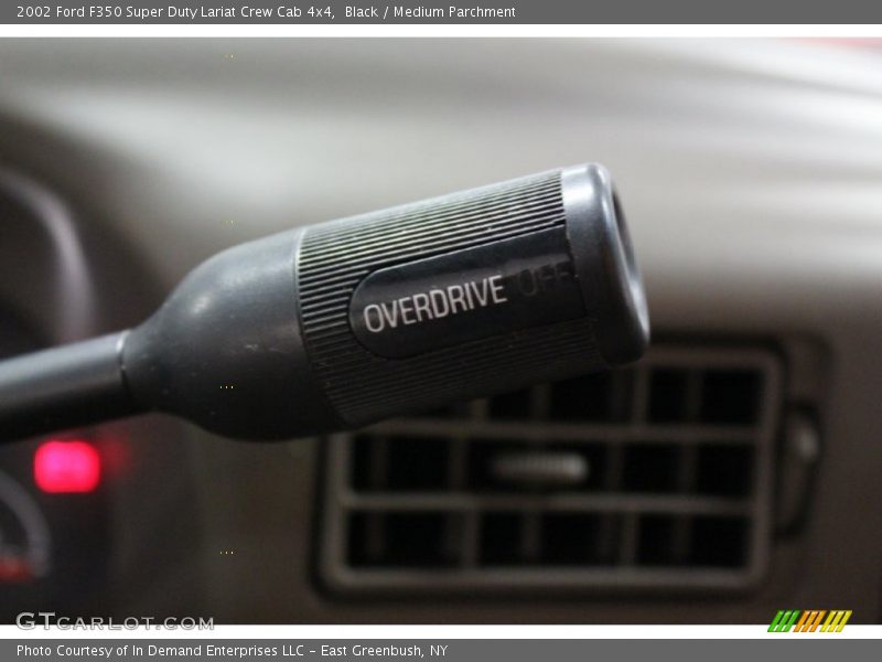 Black / Medium Parchment 2002 Ford F350 Super Duty Lariat Crew Cab 4x4