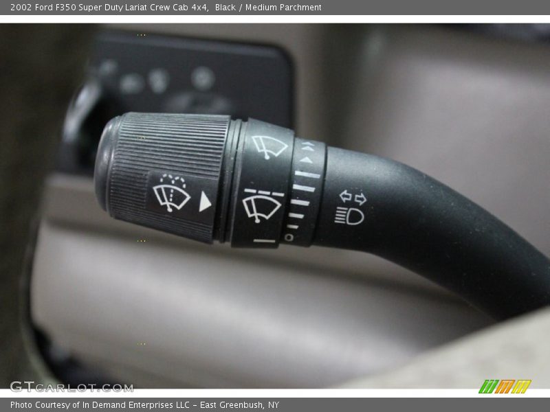 Black / Medium Parchment 2002 Ford F350 Super Duty Lariat Crew Cab 4x4