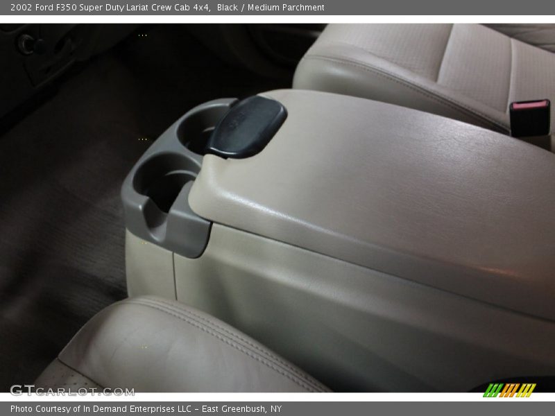 Black / Medium Parchment 2002 Ford F350 Super Duty Lariat Crew Cab 4x4